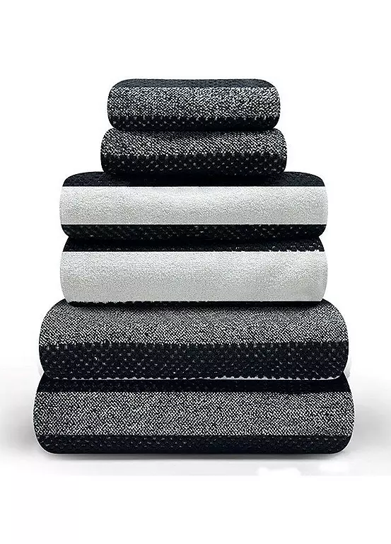 Bonprix Gaveno Cavailia Royal Stripe 100% Cotton Towel Range