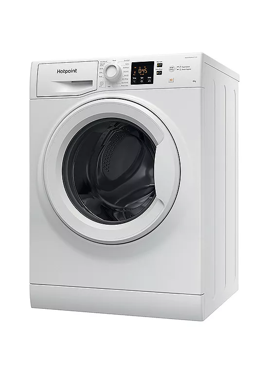 Bonprix Hotpoint ActiveCare 8kg 1400 Spin Washing Machine - White - NSWM 864 CW UK N