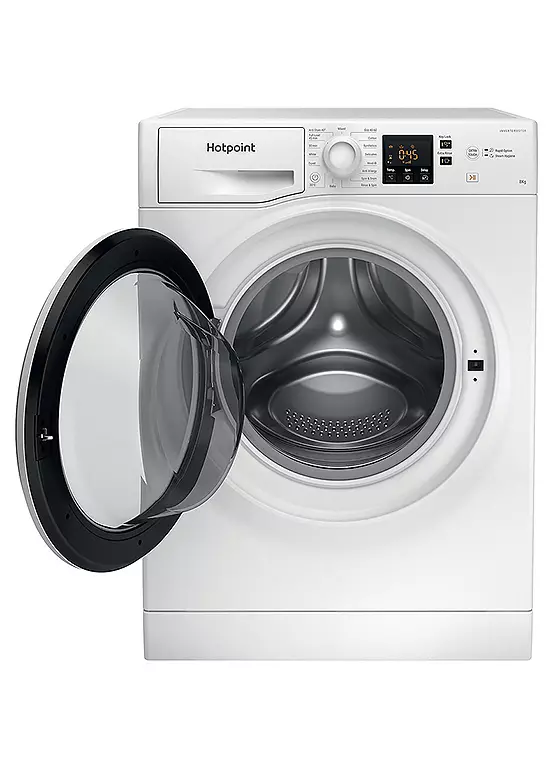 Bonprix Hotpoint ActiveCare 8kg 1400 Spin Washing Machine - White - NSWM 864 CW UK N