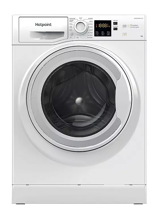 bonprix Hotpoint ActiveCare 8kg 1400 Spin Washing Machine - White - NSWM 864 CW UK N