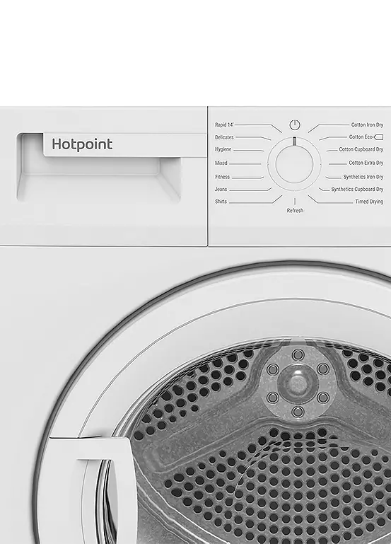 Bonprix Hotpoint C HD C82 WWGD UK 8kg Condenser Tumble Dryer - White