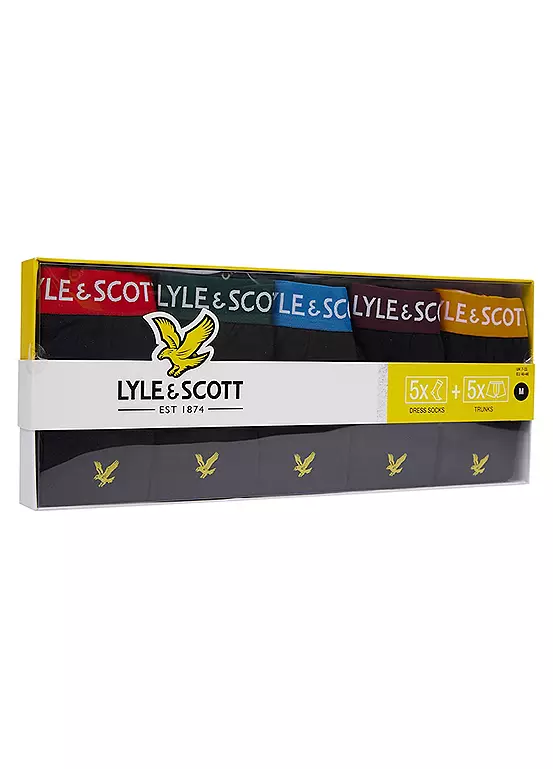 Bonprix Lyle & Scott Men’s Booker 10 Pack Underwear & Socks Gift Box