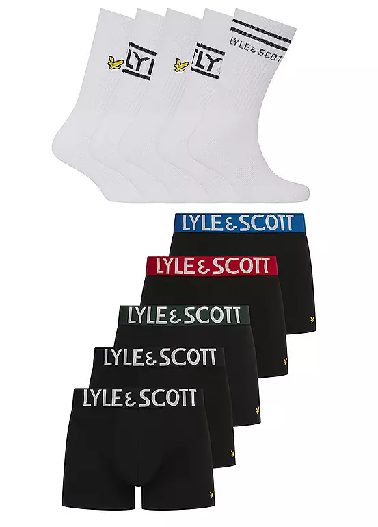 bonprix Lyle & Scott Men’s Tweed 10 Pack Underwear & Socks Gift Box