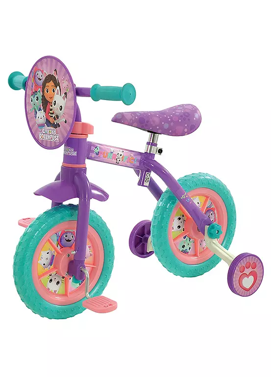 bonprix MoVe Gabby’s Dollhouse 2 in 1 10 Inch Training Bike