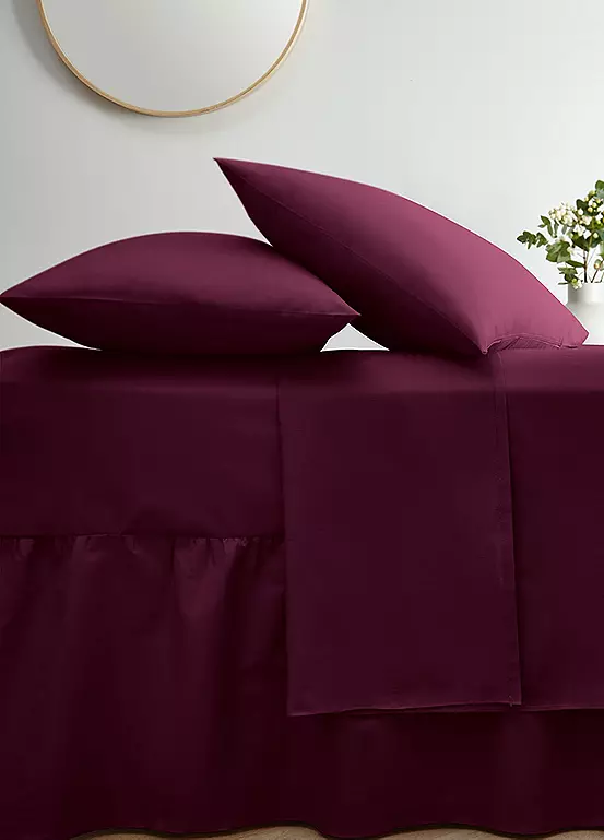 bonprix Plain Dye 180 Thread Count Percale Bedlinen