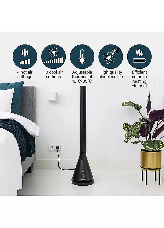 Bonprix Princess Smart Heating & Cooling Tower 347000- Black