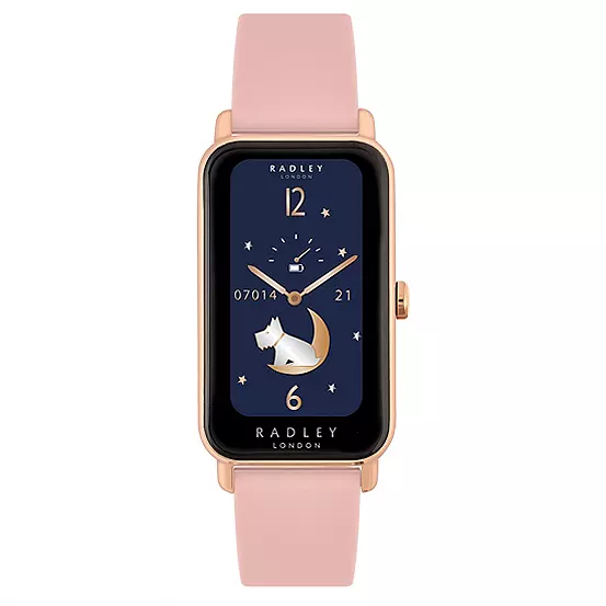 bonprix Radley London Ladies Series 21 Smart Rose Gold Cobweb Lozenge Watch RYS21-2150