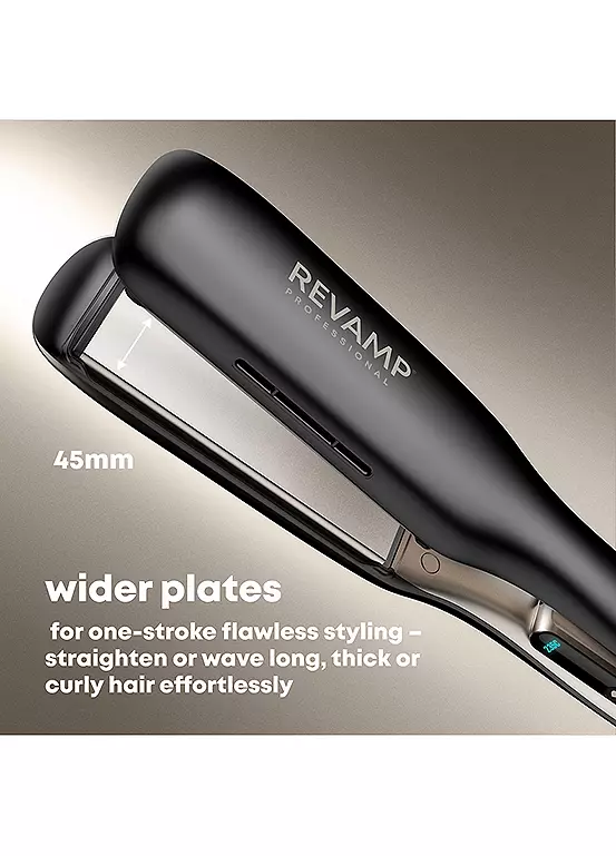 Bonprix Revamp Enigma Wide Ionic Radiance Ceramic Hair Straightener