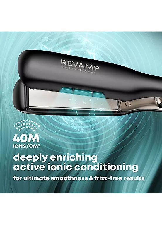 Bonprix Revamp Enigma Wide Ionic Radiance Ceramic Hair Straightener