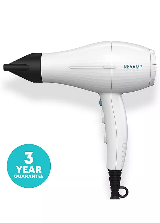 Bonprix Revamp Progloss 3850 AC Featherlite Ultra X Shine Hair Dryer - White