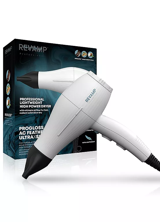 bonprix Revamp Progloss 3850 AC Featherlite Ultra X Shine Hair Dryer - White