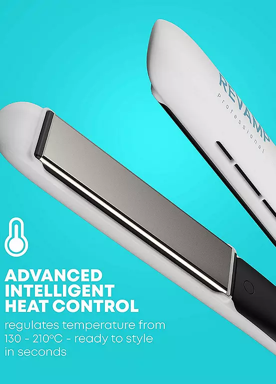 Bonprix Revamp Progloss Ion Shine Ceramic Hair Straightener - White