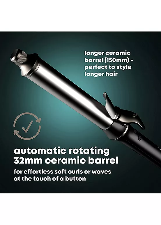 Bonprix Revamp Soft Curl Auto Revolve Ceramic Rotating Curling Tong