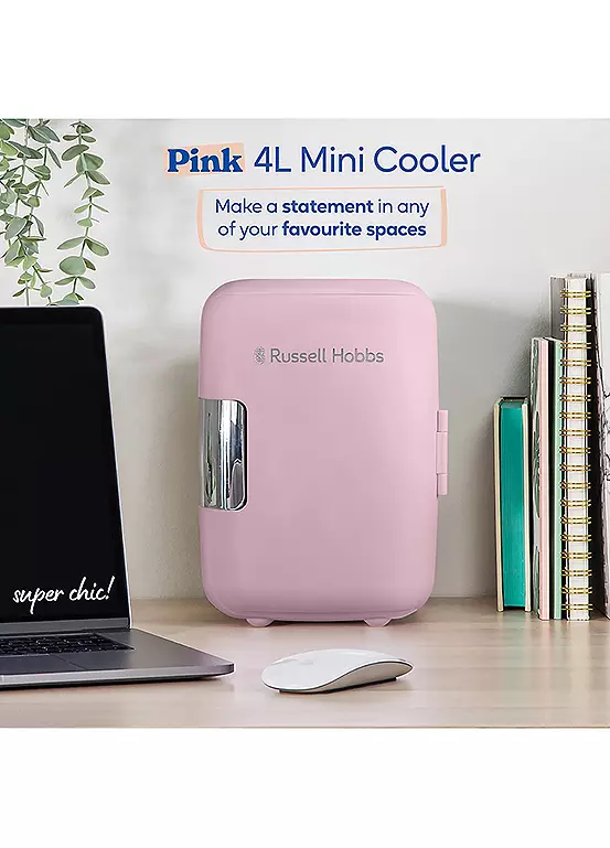 Bonprix Russell Hobbs RH4CLR1001P Mini Cooler 4L Pink