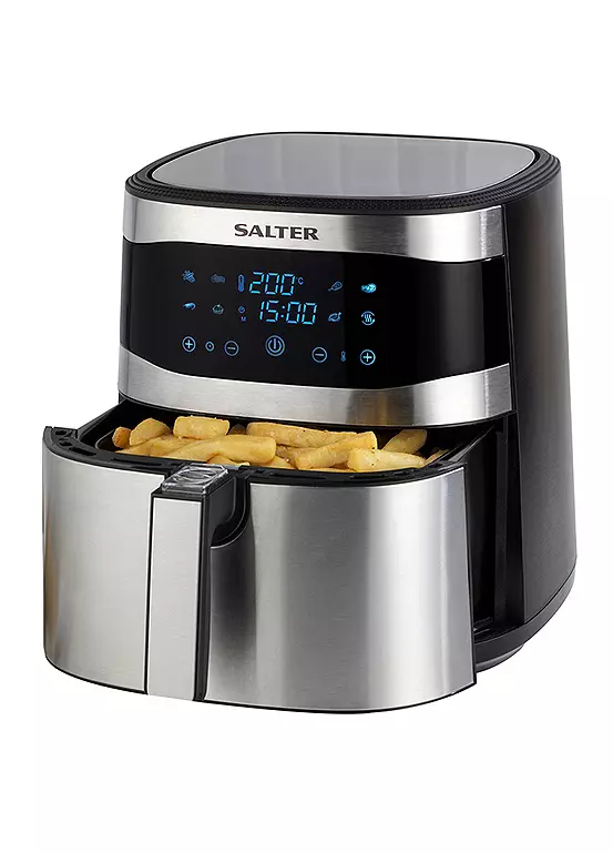 bonprix Salter EK4628 XXL 8L Air Fryer - Hot Air Circulation Oil Free Removable Non-Stick Basket Easy Clean 1800W