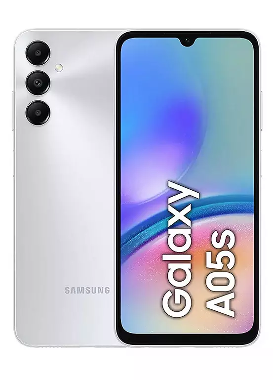 Bonprix Samsung SIM Free A05s 4G 64GB Mobile Phone With Gel Case & Screen Protector - Silver