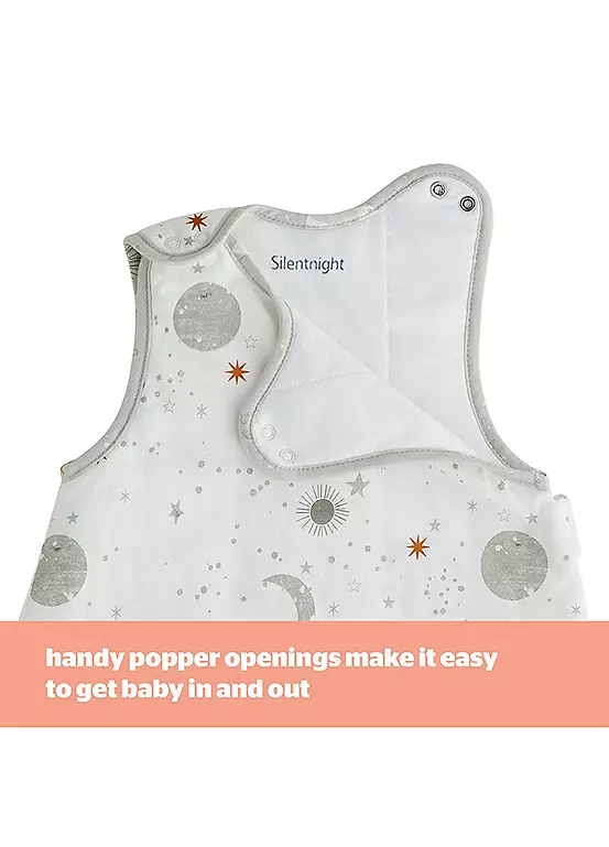 Bonprix Silentnight Safe Nights Celestial Baby 2.5 Tog 100% Cotton Sleeping Bag