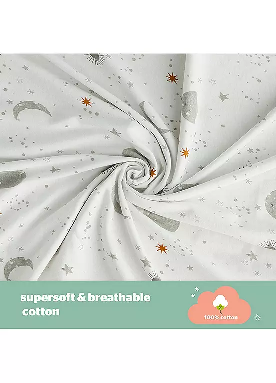 Bonprix Silentnight Safe Nights Celestial Baby 2.5 Tog 100% Cotton Sleeping Bag