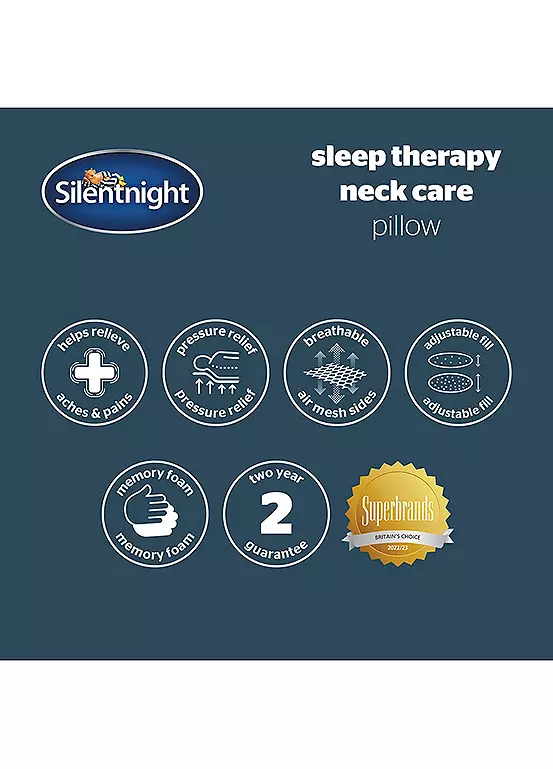 Bonprix Silentnight Sleep Therapy Neck Support Pillow