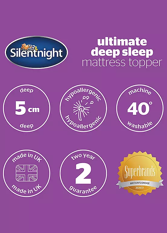 Bonprix Silentnight Ultimate Deep Sleep Mattress Topper