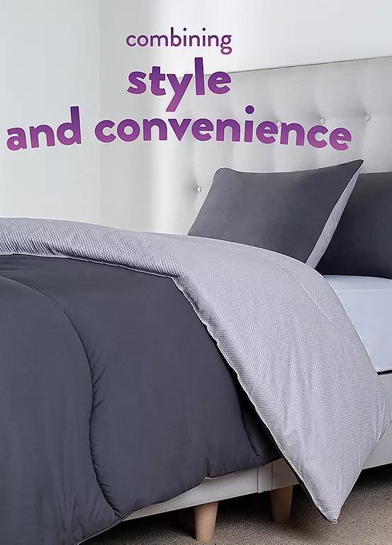 Bonprix Slumberdown Coverless Comfort Embossed Waffle 10.5 Tog All Year Duvet