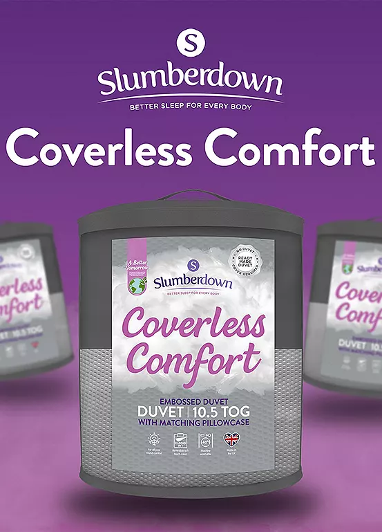 bonprix Slumberdown Coverless Comfort Embossed Waffle 10.5 Tog All Year Duvet