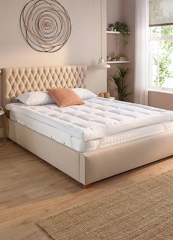 Bonprix Slumberdown Sleep Soundly Luxe Comfort Climate Control Extra Deep 10cm Mattress Topper