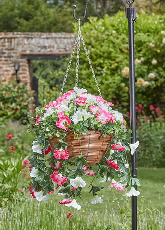 bonprix Smart Garden Faux Decor Summer Bloom Faux Hanging Basket