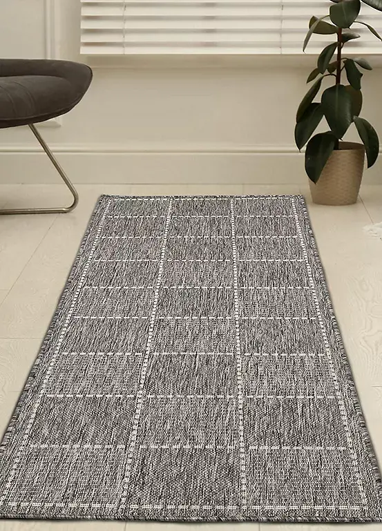 Bonprix The Homemaker Rugs Collection Gel Backed Check Runner