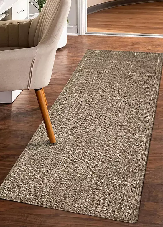 bonprix The Homemaker Rugs Collection Gel Backed Check Runner