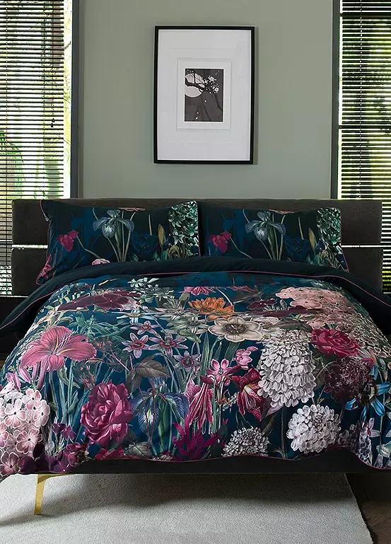 bonprix The Lyndon Company Tivoli Night Time 180 Thread Count Cotton Duvet Cover Set