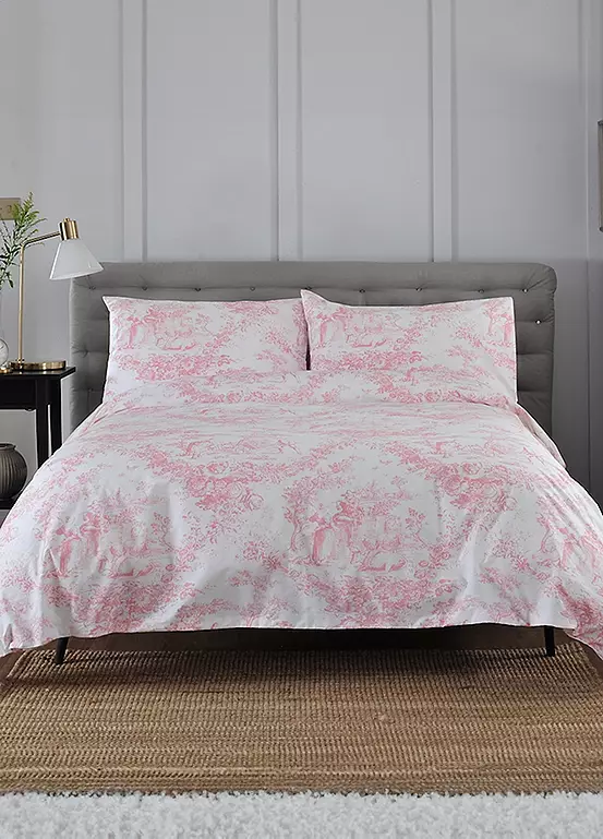 bonprix The Lyndon Company Toile De Jouy 100% Cotton 200 Thread Count Duvet Cover Set