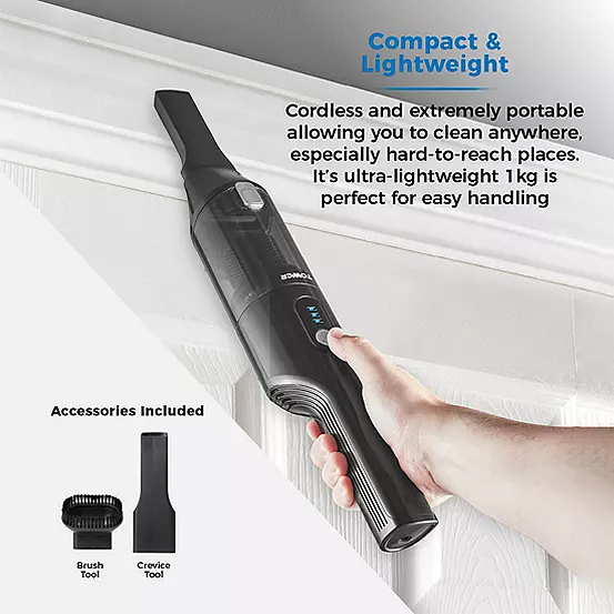 Bonprix Tower T527000 Optimum 14.8V Handheld Vacuum Cleaner Cordless With A Large 0.5L Capacity & Powerful Motor 200W