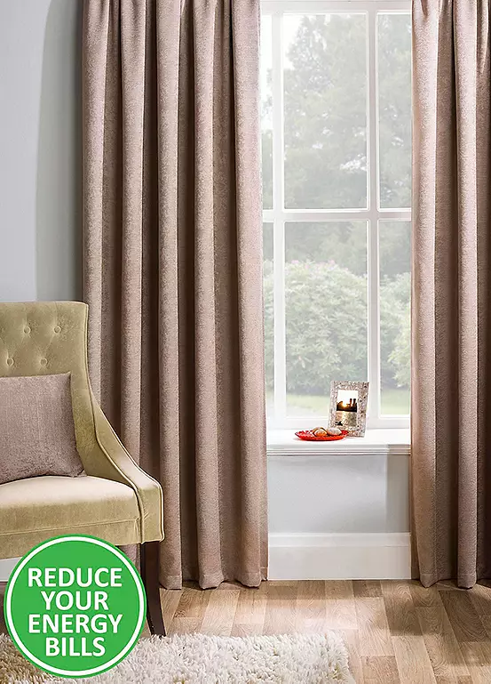 Bonprix Tyrone Matrix Room Darkening Pencil Pleat Curtains