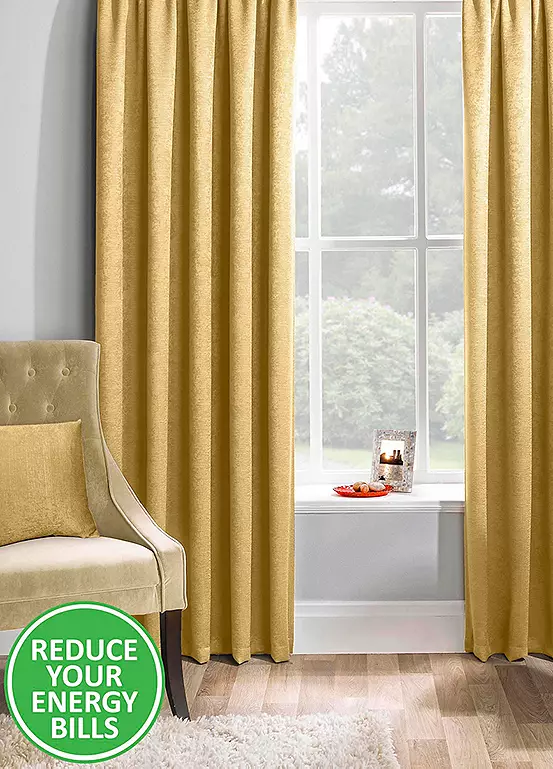 Bonprix Tyrone Matrix Room Darkening Pencil Pleat Curtains