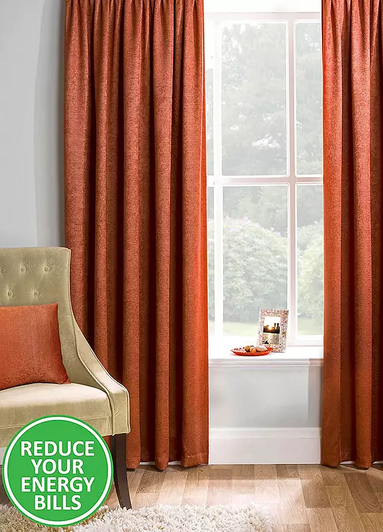 Bonprix Tyrone Matrix Room Darkening Pencil Pleat Curtains