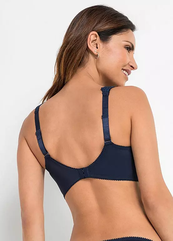 Bonprix Underwired Pack Of 2 Lace Trim Minimiser Bras