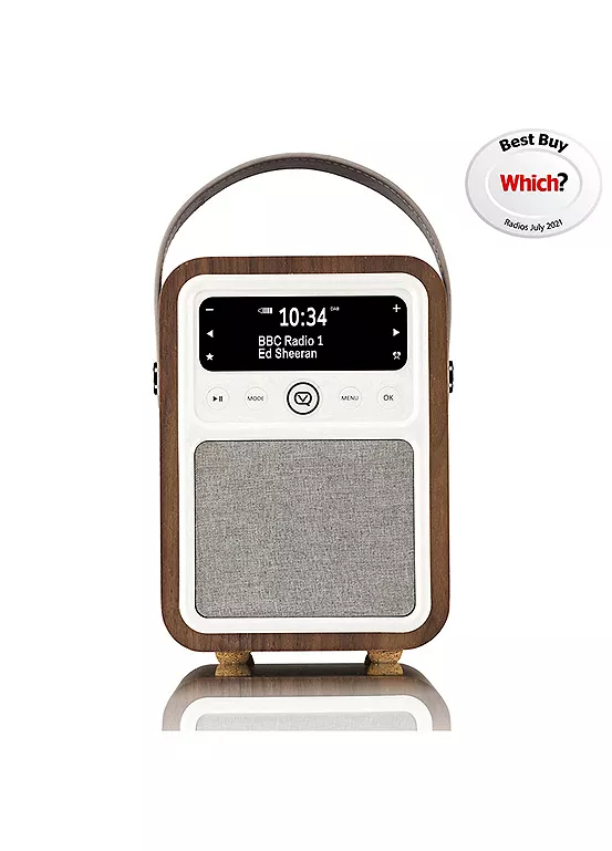 Bonprix View Quest VQ Portable Monty DAB & DAB+ Digital Radio - Walnut