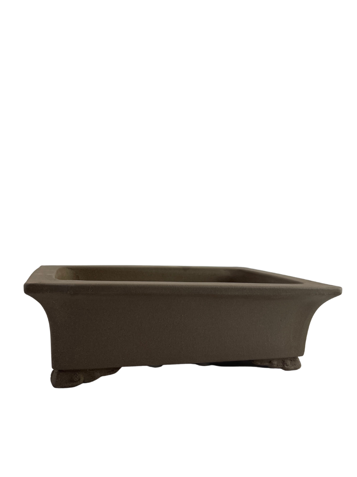 bonsai Ceramic Pot - Unglazed Rectangle 3
