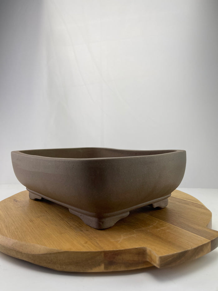 Bonsai Ceramic Pot - Unglazed Rectangle 4