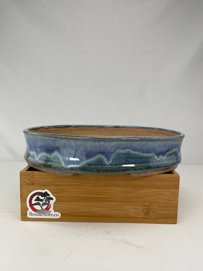 Bonsai Sophie Wang - High Fired Purple Oval 1