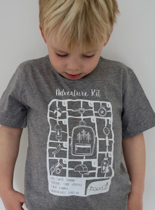 Boodle Adventure Kit Organic Kids T-shirt