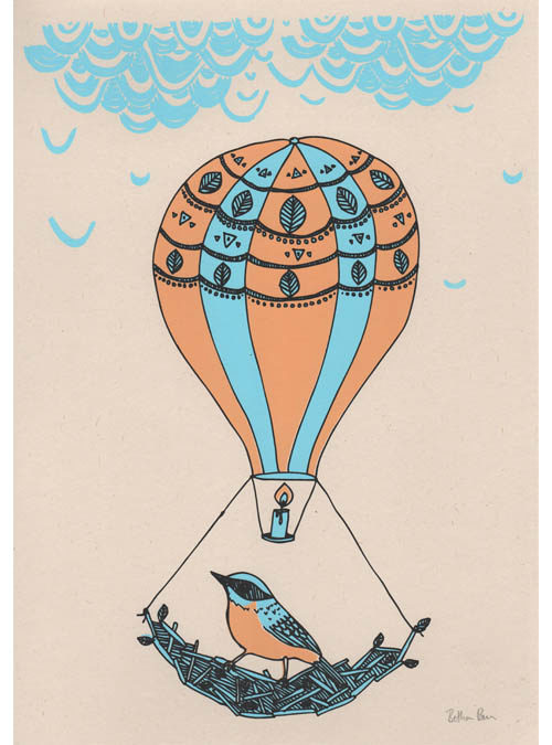 boodle Balloon ride art print
