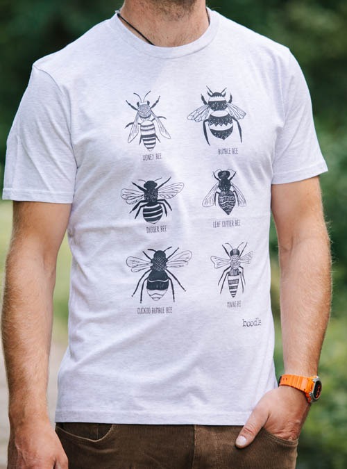 Boodle Bee Tee Mens Organic T-shirt