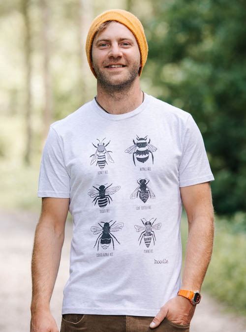 Boodle Bee Tee Mens Organic T-shirt