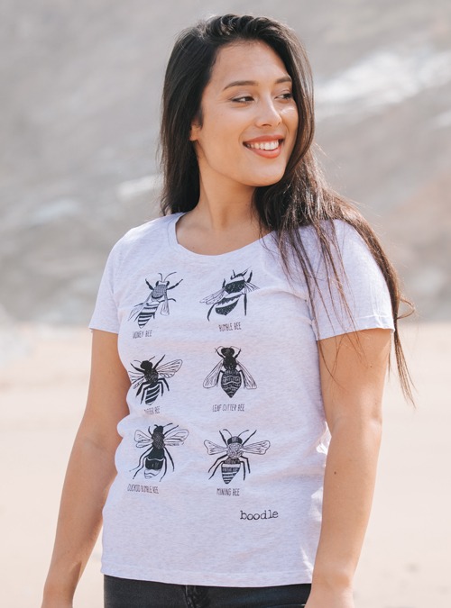 Boodle Bee Tee Womens Organic T-shirt