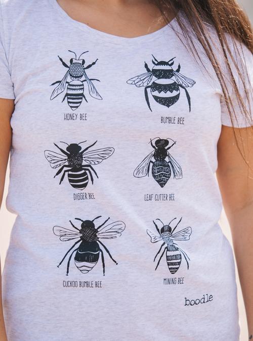 Boodle Bee Tee Womens Organic T-shirt