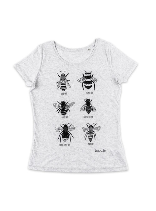 boodle Bee Tee womens organic T-shirt