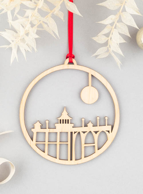 boodle Clevedon Pier wooden decoration