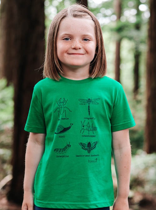 Boodle Creepy Crawly Organic Kids T-shirt